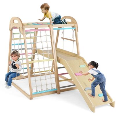 HELLOSHOP26 Area Giochi In Legno Per Interni 8 In 1 198 X 105 X 124 Cm Design Multicolore Divertente Ed Educativo 200019156 HELLOSHOP26 Area Giochi In Legno Per Interni 8 In 1 198 X 105 X 124 Cm Design Multicolore Divertente Ed Educativo 200019156