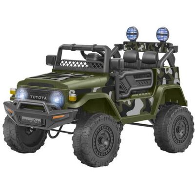 Globo Auto Elettrica Toyota Fj Cruiser 12v Litio Rc Verde Globo Auto Elettrica Toyota Fj Cruiser 12v Litio Rc Verde