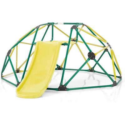HELLOSHOP26 Cupola Di Arrampicata Per Bambini Con Scivolo 241,5 X 183 X 91,5 Cm Sviluppo Motorio Moderno Metallo Giallo 200014353 HELLOSHOP26 Cupola Di Arrampicata Per Bambini Con Scivolo 241,5 X 183 X 91,5 Cm Sviluppo Motorio Moderno Metallo Giallo 200014353