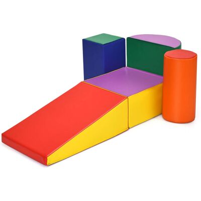 HELLOSHOP26 Set Di 5 Blocchi Da Gioco In Schiuma Colorata 40 X 40 X 20,5 Cm Per Lo Sviluppo Motorio Creativo E Un'atmosfera Giocosa In Pu 200019175 HELLOSHOP26 Set Di 5 Blocchi Da Gioco In Schiuma Colorata 40 X 40 X 20,5 Cm Per Lo Sviluppo Motorio Creativo E Un'atmosfera Giocosa In Pu 200019175