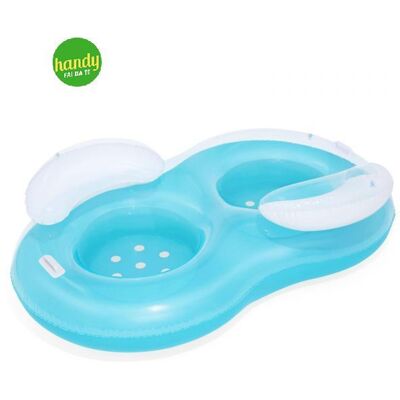Bestway Ciambella Gonfiabile Cool Comfort Double Deluxe A Due Posti Con Schienale 43009 Bestway Ciambella Gonfiabile Cool Comfort Double Deluxe A Due Posti Con Schienale 43009
