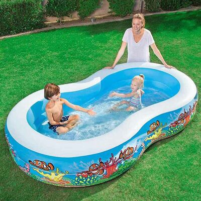 Bestway Piscina Gonfiabile Per Bambini Fondo Marino 262x157x46 Cm Bestway Piscina Gonfiabile Per Bambini Fondo Marino 262x157x46 Cm