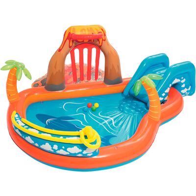 Bestway Parco Giochi Gonfiabile Lava Lagoon 265 X 265 X 104 Cm 53069 Bestway Parco Giochi Gonfiabile Lava Lagoon 265 X 265 X 104 Cm 53069