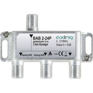 AXING Bab 2-24p Derivatore Tv Via Cavo 2 Vie 5 - 1218 Mhz - AXING Bab 2-24p Derivatore Tv Via Cavo 2 Vie 5 - 1218 Mhz -