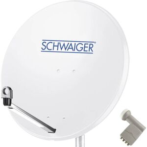 Sistema Satellitare Schwaiger 80cm 4 Utenti Quad-LNB - Sistema Satellite Sistema Satellitare Schwaiger 80cm 4 Utenti Quad-LNB - Sistema Satellite