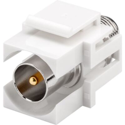 Goobay Modulo Keystone Sat/antenna, Spina Coassiale - Presa F. Goobay Modulo Keystone Sat/antenna, Spina Coassiale - Presa F.