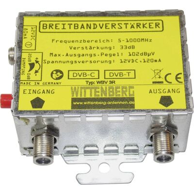 Amplificatore segnale TV Wittenberg MiniVerstärker WBV3R Amplificatore segnale TV Wittenberg MiniVerstärker WBV3R