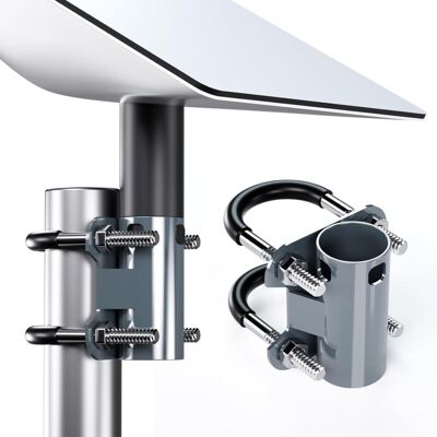 OEM Staffa Universale Per Antenna Starlink Gen 2: Tubo In Alluminio Regolabile A Forma Di U, Ideale Per Balconi E Camper. OEM Staffa Universale Per Antenna Starlink Gen 2: Tubo In Alluminio Regolabile A Forma Di U, Ideale Per Balconi E Camper.
