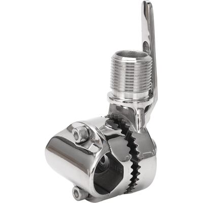 VISTRECK Supporto Per Antenna Vhf Marina Ebtools Con Cricchetto In Acciaio Inox 316 Per Binari Da 7/8" A 1" - Installazione Sicura E Semplice VISTRECK Supporto Per Antenna Vhf Marina Ebtools Con Cricchetto In Acciaio Inox 316 Per Binari Da 7/8" A 1" - Installazione Sicura E Semplice
