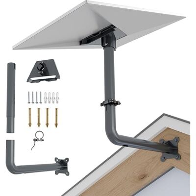 OEM Supporto Per Antenna Satellitare, Soluzione Di Montaggio Su Palo Starlink Gen 3 Resistente Alle Intemperie, Staffa Girevole In Acciaio Inossidabile Per Tetti, Pareti E Camper. OEM Supporto Per Antenna Satellitare, Soluzione Di Montaggio Su Palo Starlink Gen 3 Resistente Alle Intemperie, Staffa Girevole In Acciaio Inossidabile Per Tetti, Pareti E Camper.
