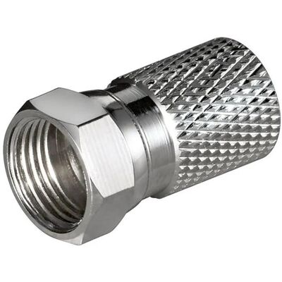 Goobay Connettore F Iadap Sat-012 Rame Nichelato 20 Mm Goobay Connettore F Iadap Sat-012 Rame Nichelato 20 Mm