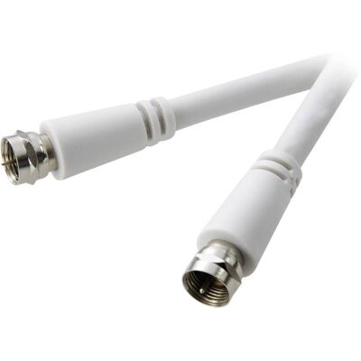 Cavo antenna satellitare SpeaKa Professional - 1,5m - 90dB - Bianco Cavo antenna satellitare SpeaKa Professional - 1,5m - 90dB - Bianco
