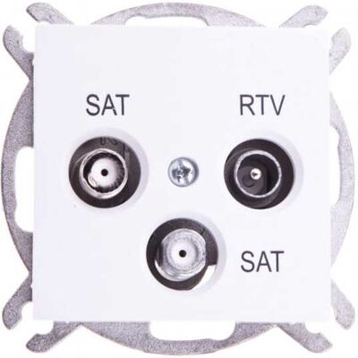 Sentia Gniazdo antenowe RD/TV/SAT/SAT końcowe - Antenna Socket Sentia Gniazdo antenowe RD/TV/SAT/SAT końcowe - Antenna Socket
