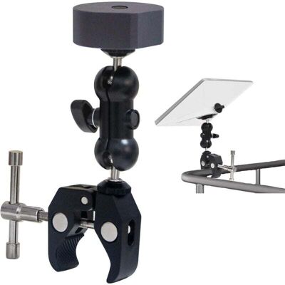 DPZO Mini Staffa, Staffa Per Palo, Mini Staffa Regolabile Con Adattatore Compatibile, Kit Di Montaggio A Collegamento Per Camper, Scala, Barca (nero) DPZO Mini Staffa, Staffa Per Palo, Mini Staffa Regolabile Con Adattatore Compatibile, Kit Di Montaggio A Collegamento Per Camper, Scala, Barca (nero)