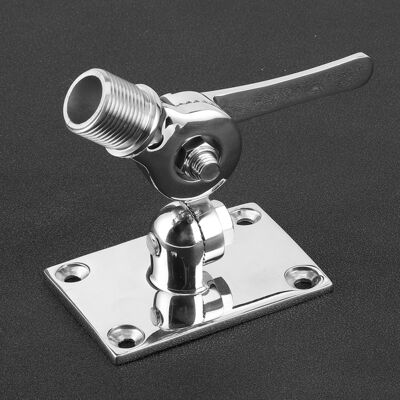 OEM Staffa Di Montaggio A Cricchetto In Acciaio Inox Per Antenna Vhf, Doppio Asse, Base Di Montaggio Regolabile Per Imbarcazione, Filettatura Da 1-14 Pollici OEM Staffa Di Montaggio A Cricchetto In Acciaio Inox Per Antenna Vhf, Doppio Asse, Base Di Montaggio Regolabile Per Imbarcazione, Filettatura Da 1-14 Pollici