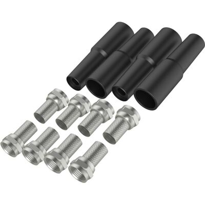 Hama Decoder Classic Line Sat-anschluss-set Quad/quadswitch-lnb 12 Pezzi Hama Decoder Classic Line Sat-anschluss-set Quad/quadswitch-lnb 12 Pezzi