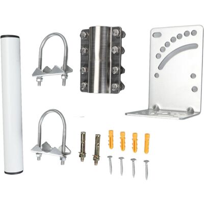 OEM Kit Di Montaggio Per Antenna Internet Satellitare, Staffa Professionale Ad Angolo Retto, Copertura Resistente Alle Intemperie Per Pannello Piatto Rettangolare Starlink V2. OEM Kit Di Montaggio Per Antenna Internet Satellitare, Staffa Professionale Ad Angolo Retto, Copertura Resistente Alle Intemperie Per Pannello Piatto Rettangolare Starlink V2.