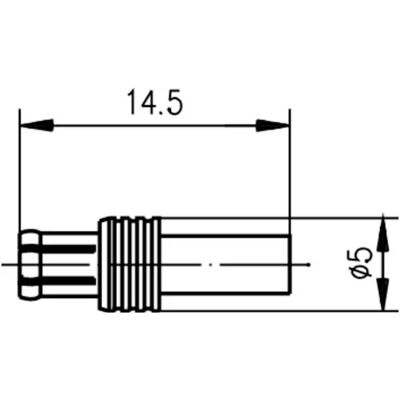 Telegärtner 100024977 100024977 Spina Per Cavo Mcx Spina 50 Ω 1 Pz. Telegärtner 100024977 100024977 Spina Per Cavo Mcx Spina 50 Ω 1 Pz.