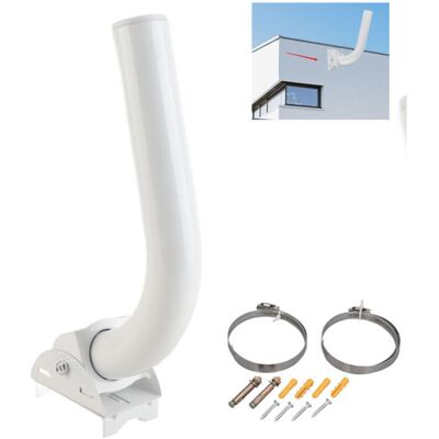 VTIZIKL Support Starlink, Support Mural Starlink Pour Antenne Parabolique Rectangulaire V2, Kit Internet Starlink, Kit De Sur Poteau En J D'Antenne Satellite Starlink VTIZIKL Support Starlink, Support Mural Starlink Pour Antenne Parabolique Rectangulaire V2, Kit Internet Starlink, Kit De Sur Poteau En J D'Antenne Satellite Starlink