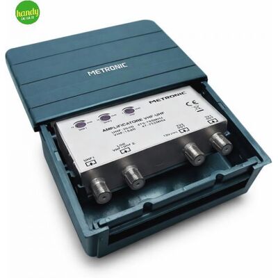Metronic Amplificatore/accoppiatore Tv Uhf/vhf Metronic Amplificatore/accoppiatore Tv Uhf/vhf
