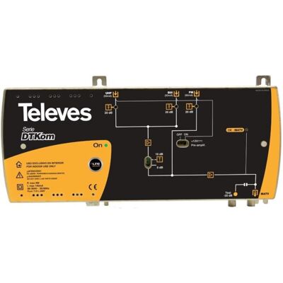 Televes Stazione Tv 3e/1s Fm-biii-uhf 53db 4g-lte Televes Stazione Tv 3e/1s Fm-biii-uhf 53db 4g-lte