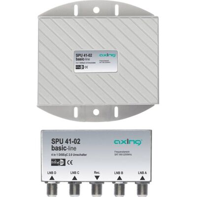 AXING Spu 41-02 Switch Diseqc 4 (4 Satellitare / 0 Terrestre) 1 - AXING Spu 41-02 Switch Diseqc 4 (4 Satellitare / 0 Terrestre) 1 -