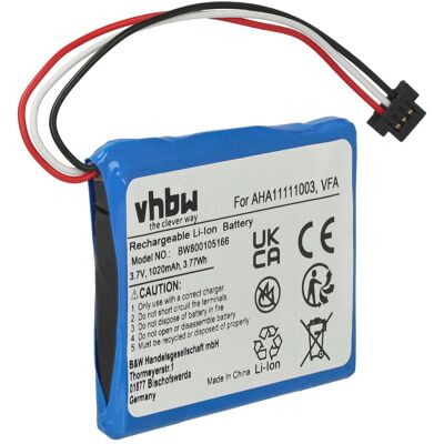 VHBW Batteria Sostituisce Tomtom Vfa, Aha11111003 Per Navigatore Gps (1020mah, 3,7v, Li-ion) VHBW Batteria Sostituisce Tomtom Vfa, Aha11111003 Per Navigatore Gps (1020mah, 3,7v, Li-ion)
