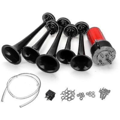 OEM Altoparlante Musicale Dixie Nero A Cinque Altoparlanti Da 12 V 125 Db Dukes Of Hazzard Compressore D'Aria General-lee Per Automobili, Camion E Navi. OEM Altoparlante Musicale Dixie Nero A Cinque Altoparlanti Da 12 V 125 Db Dukes Of Hazzard Compressore D'Aria General-lee Per Automobili, Camion E Navi.