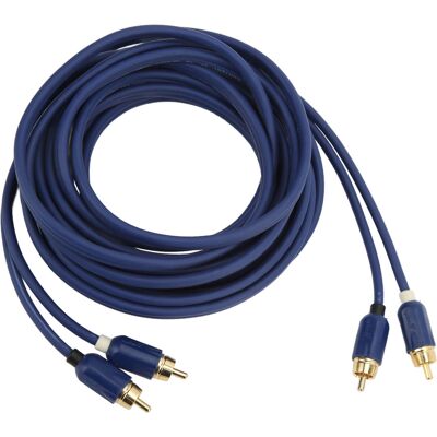 OEM Cavo Per Amplificatore Per Auto Lungo 5 Metri, Blu, Flessibile, Robusto, In Rame Puro (rca) OEM Cavo Per Amplificatore Per Auto Lungo 5 Metri, Blu, Flessibile, Robusto, In Rame Puro (rca)