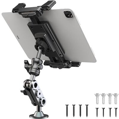 OEM Supporto Per Tablet Da Auto In Alluminio Resistente, Montato Sul Cruscotto, Regolabile A 360° Su 2 Livelli, Per Ipad Pro/air/mini/samsung Galaxy Tab Da 4,7 A 12,9 Pollici, Per Auto, Camion, Parete, Uf OEM Supporto Per Tablet Da Auto In Alluminio Resistente, Montato Sul Cruscotto, Regolabile A 360° Su 2 Livelli, Per Ipad Pro/air/mini/samsung Galaxy Tab Da 4,7 A 12,9 Pollici, Per Auto, Camion, Parete, Uf