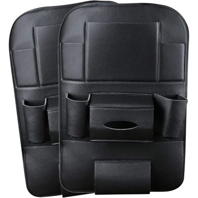 OEM Confezione Da 2 Organizer Per Auto In Pelle Pu, Protezione Per Sedile Posteriore, Organizer Per Sedile Posteriore Auto Con Supporto Per Ipad/tablet Da 10,1" - Nero OEM Confezione Da 2 Organizer Per Auto In Pelle Pu, Protezione Per Sedile Posteriore, Organizer Per Sedile Posteriore Auto Con Supporto Per Ipad/tablet Da 10,1" - Nero