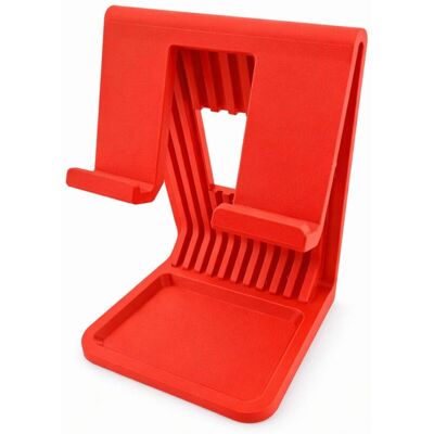 OEM Supporto Da Scrivania Rosso Per Tablet Ipad Con Passacavo. OEM Supporto Da Scrivania Rosso Per Tablet Ipad Con Passacavo.