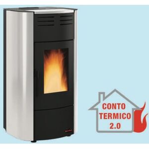 EXTRAFLAME Termostufa Stufa A Pellets Raffaella 19 Nordica Potenza 18.8 Kw - Cm.63x62xh117 EXTRAFLAME Termostufa Stufa A Pellets Raffaella 19 Nordica Potenza 18.8 Kw - Cm.63x62xh117