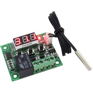 LIFCAUSAL - W1209 Scheda Regolatore di Temperatura Digitale Micro Elettronico Ad Alta Precisione Sensore ntc Pannello Termostato di Controllo della