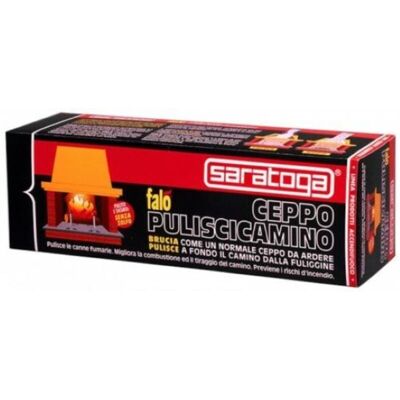 SARATOGA Ceppo Puliscicamino Falò Pulisci Camino Stufa A Legna E Pellet 1,20 Kg SARATOGA Ceppo Puliscicamino Falò Pulisci Camino Stufa A Legna E Pellet 1,20 Kg
