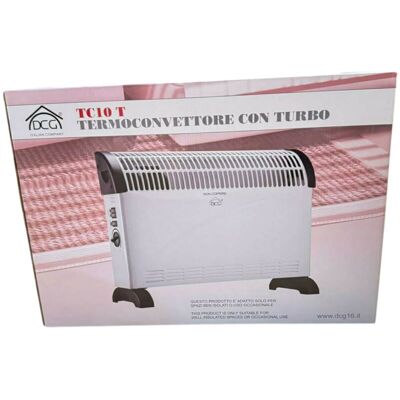 DCG - Eltronic Tc10 T Stufetta Elettrica Interno Bianco 2000 W Radiatore DCG - Eltronic Tc10 T Stufetta Elettrica Interno Bianco 2000 W Radiatore