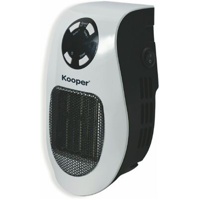 KOOPER Pluggyplus Mini Termoventilatore Stufetta Da Parete Bianco 900w KOOPER Pluggyplus Mini Termoventilatore Stufetta Da Parete Bianco 900w