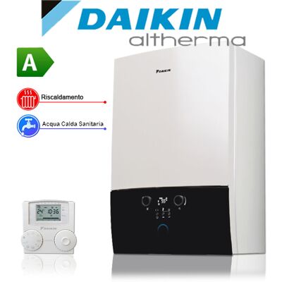 Daikin - Caldaia A Condensazione Murale 24 Kw Ultracompatta - Modello Base + Termostato Daikin - Caldaia A Condensazione Murale 24 Kw Ultracompatta - Modello Base + Termostato