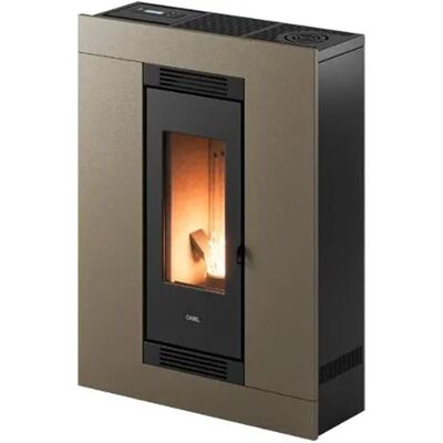 CADEL 7023041 Luce Plus Stufa A Pellet Ventilata 8,5 Kw Classe A+ 5 Stelle Colore Light Bronze CADEL 7023041 Luce Plus Stufa A Pellet Ventilata 8,5 Kw Classe A+ 5 Stelle Colore Light Bronze