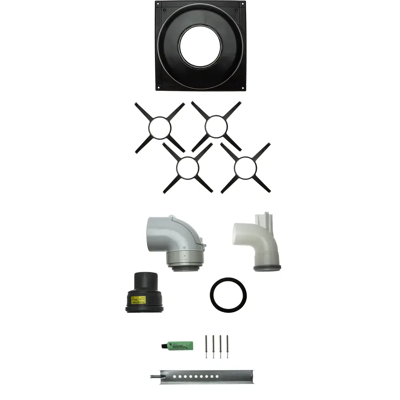 BRÖTJE Set Tubi Di Scarico Caldaia-canna Fumaria Dn80/125 Pps/ai Con Estensione A Dn 110, 996600 BRÖTJE Set Tubi Di Scarico Caldaia-canna Fumaria Dn80/125 Pps/ai Con Estensione A Dn 110, 996600