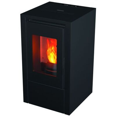 MARCA Stufa A Pellet Little 6 - Kw 6,2 Col. Nero - 1 Pezzo MARCA Stufa A Pellet Little 6 - Kw 6,2 Col. Nero - 1 Pezzo