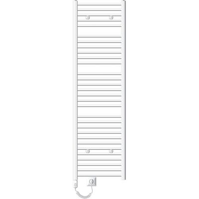 ECD GERMANY Radiatore Scaldasalviette Elettrico 1200w Termoarredo Da Bagno Moderno In Acciaio Bianco - 500 X 1800 Mm - Bianco - Curvo Con Attacco Laterale - Asciugabiancheria 500x1800 Mm 1200w - ECD GERMANY Radiatore Scaldasalviette Elettrico 1200w Termoarredo Da Bagno Moderno In Acciaio Bianco - 500 X 1800 Mm - Bianco - Curvo Con Attacco Laterale - Asciugabiancheria 500x1800 Mm 1200w -