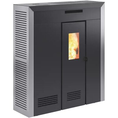 Invicta Stufa A Pellet Slim Ventilata E Canalizzata "daglan Plus" Grigio 8,3 Kw Invicta Stufa A Pellet Slim Ventilata E Canalizzata "daglan Plus" Grigio 8,3 Kw