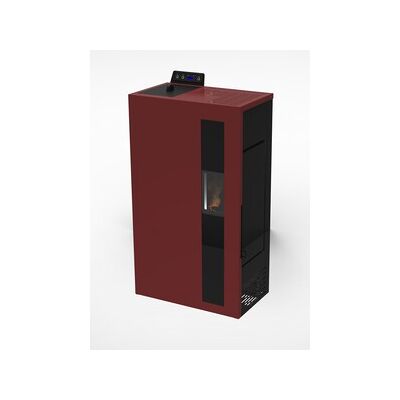 MARCA C Stufa Pellet Slim Bronte 5 Bordeaux MARCA C Stufa Pellet Slim Bronte 5 Bordeaux