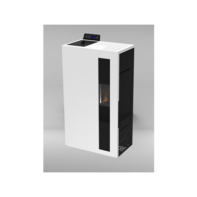 MARCA Stufa A Pellet Slim Bronte 5 – 5 Kw Ad Alta Efficienza - Capaldo - Bianco MARCA Stufa A Pellet Slim Bronte 5 – 5 Kw Ad Alta Efficienza - Capaldo - Bianco