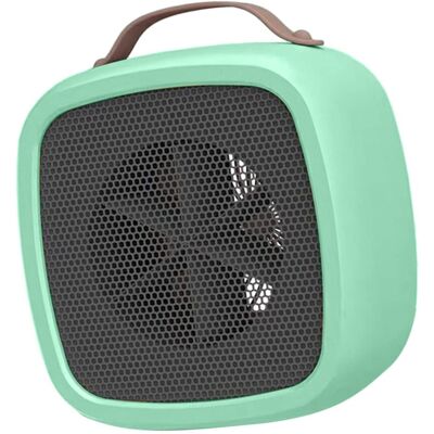 YOTOWN Riscaldatore Portatile Compatto – Protezione Contro Il Surriscaldamento – Ventilatore Elettrico – Maniglia – Verde – Domestico YOTOWN Riscaldatore Portatile Compatto – Protezione Contro Il Surriscaldamento – Ventilatore Elettrico – Maniglia – Verde – Domestico