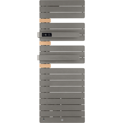 THERMOR Scaldasalviette Elettrico Allure 3 Virtuoso Palo A Sinistra Con Ventilazione 1750w Grigio Roccia/rovere - - 483111 THERMOR Scaldasalviette Elettrico Allure 3 Virtuoso Palo A Sinistra Con Ventilazione 1750w Grigio Roccia/rovere - - 483111