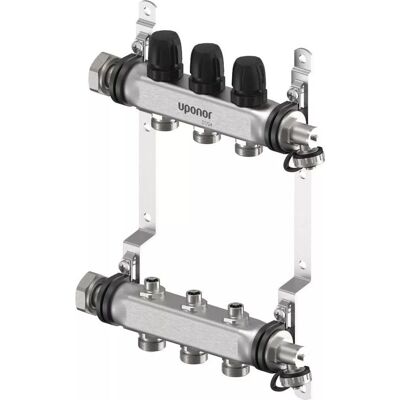 UPONOR Vario S Collettore Ls 3xg3/4 Euro - G1, 1140864 UPONOR Vario S Collettore Ls 3xg3/4 Euro - G1, 1140864