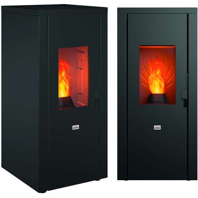 Made in Italy Stufe Pellet Queen 77evo 5.0 Nera Made in Italy Stufe Pellet Queen 77evo 5.0 Nera