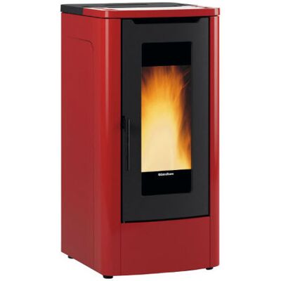EXTRAFLAME 1295200 Teorema 5.0 Evo Stufa A Pellet Ventilata 12,0 Kw 344 M³ Classe A+ 5 Stelle Colore Bordeaux EXTRAFLAME 1295200 Teorema 5.0 Evo Stufa A Pellet Ventilata 12,0 Kw 344 M³ Classe A+ 5 Stelle Colore Bordeaux
